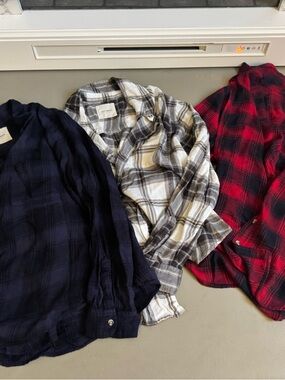 Lucky brand flannel bundle women’s LG
